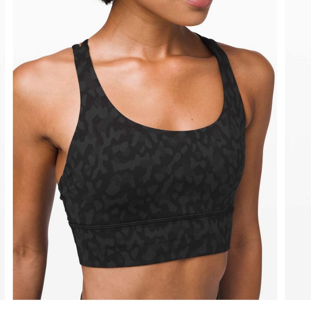 Lululemon Energy Bra - Long Line in Deep Camo Multi